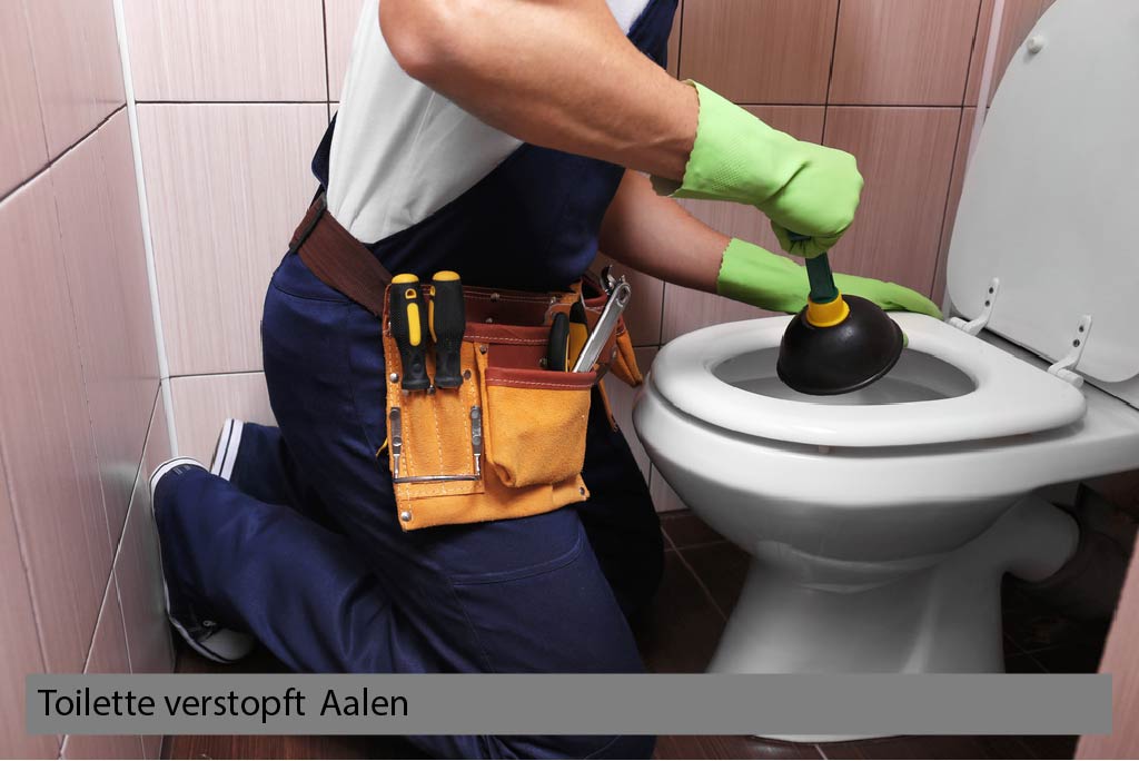 Verstopfte Toilette Aalen